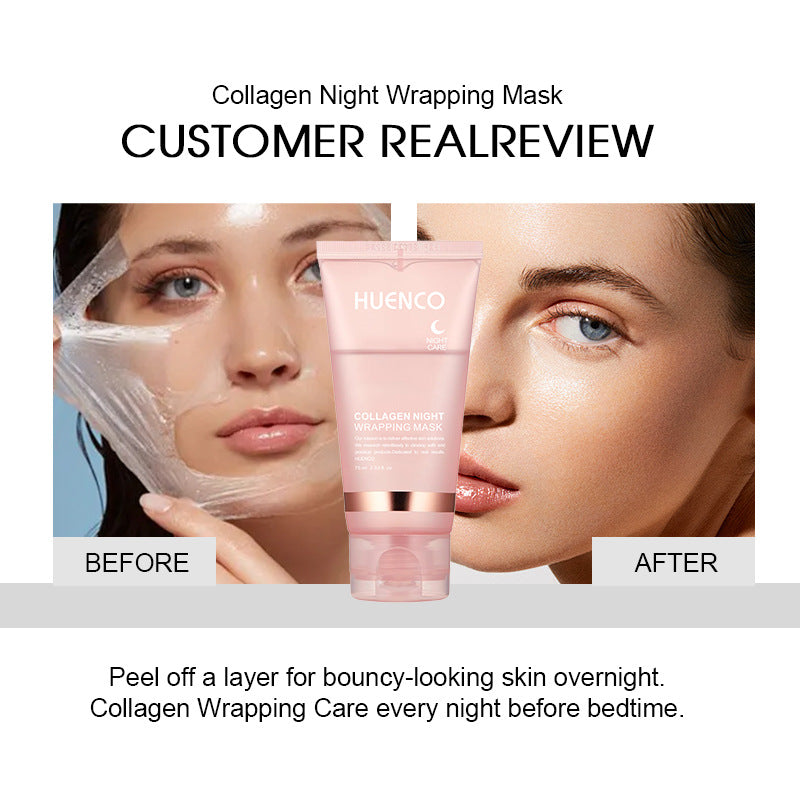 Collagen peel-off mask smearable deep cleansing