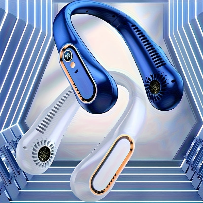 Blade-Free Neck Fan USB Rechargeable Portable Sports Mini Fan