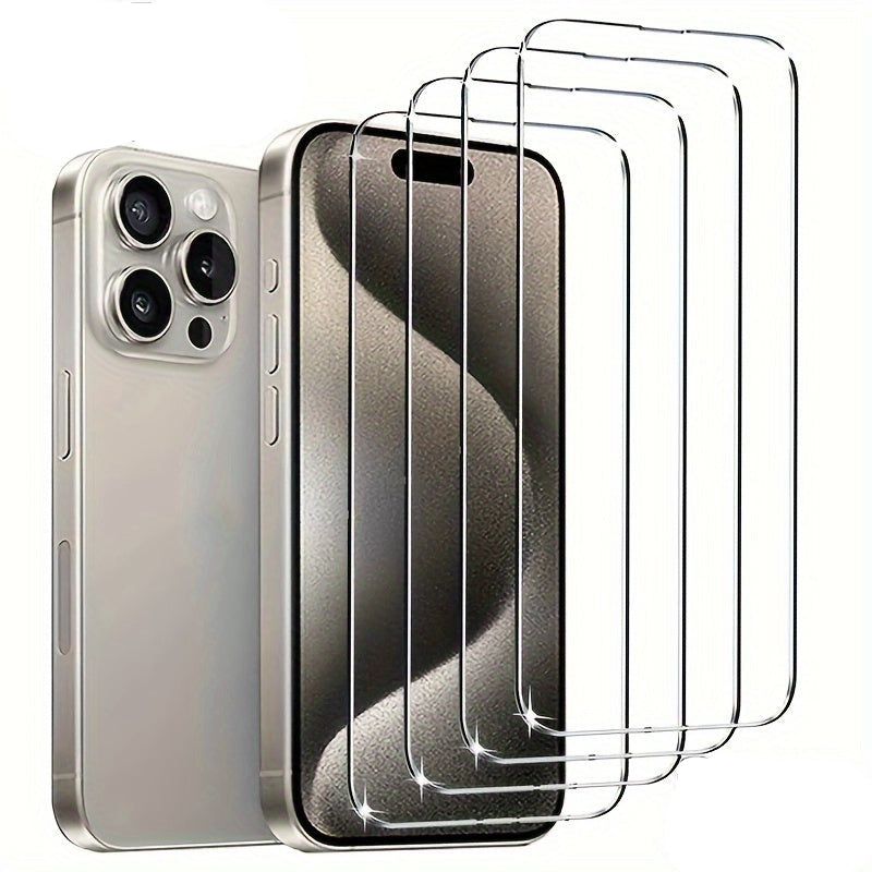 4pcs HD Tempered Glass Screen Protection for iPhones Protective Glass Film