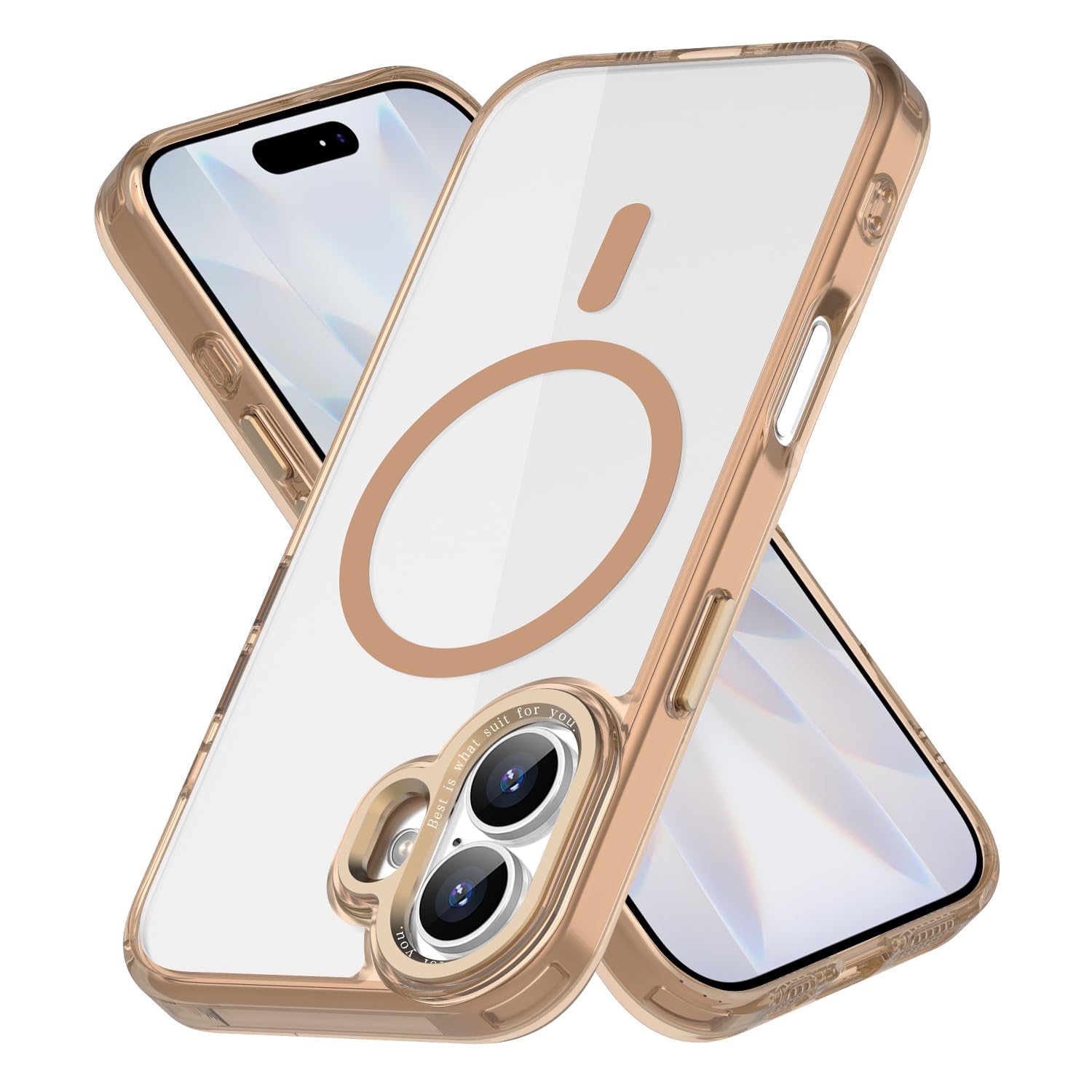 Magnetic Case for Apple iPhone 17 Pro Max Transparent Rugged Shockproof