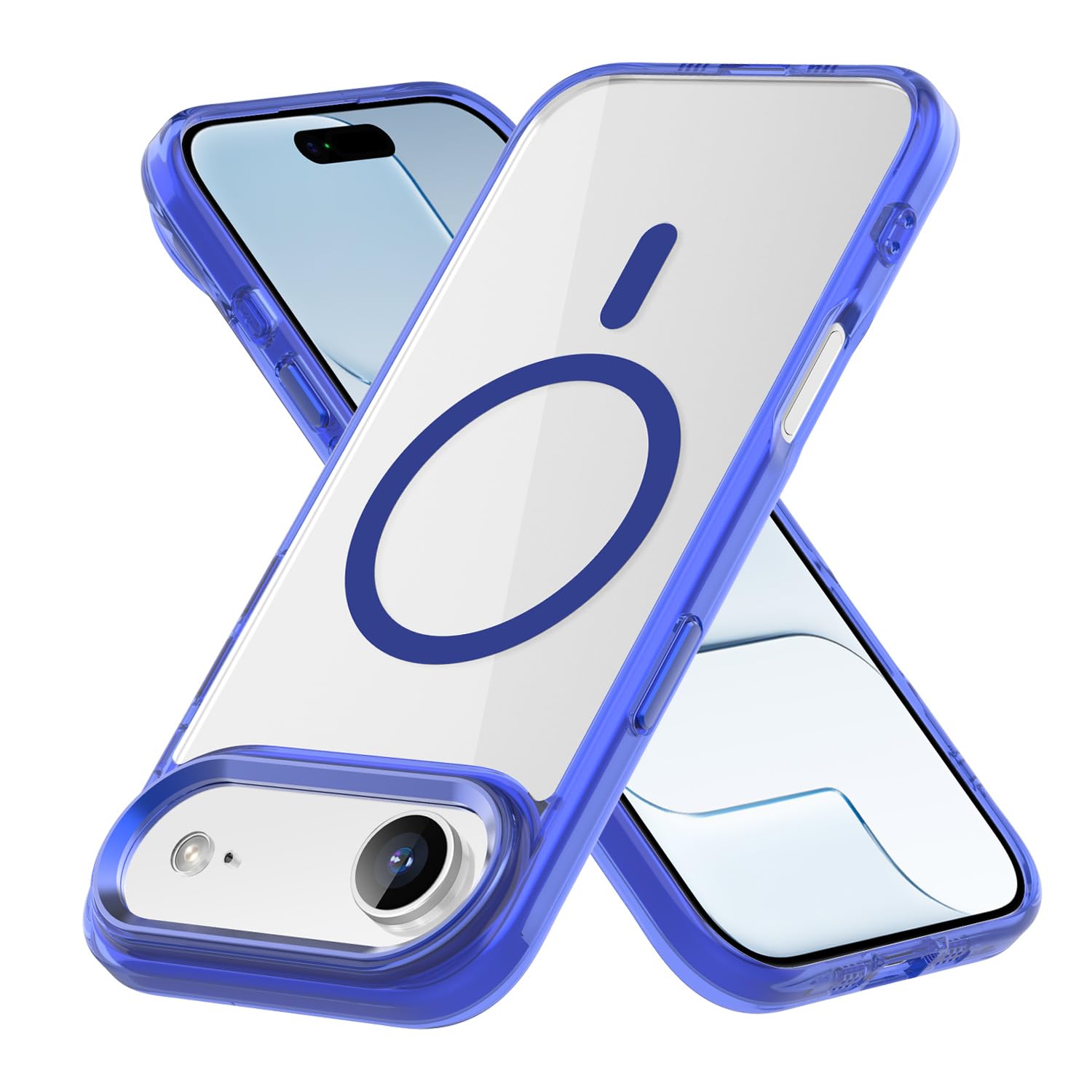 Magnetic Case for Apple iPhone 17 Pro Max Transparent Rugged Shockproof