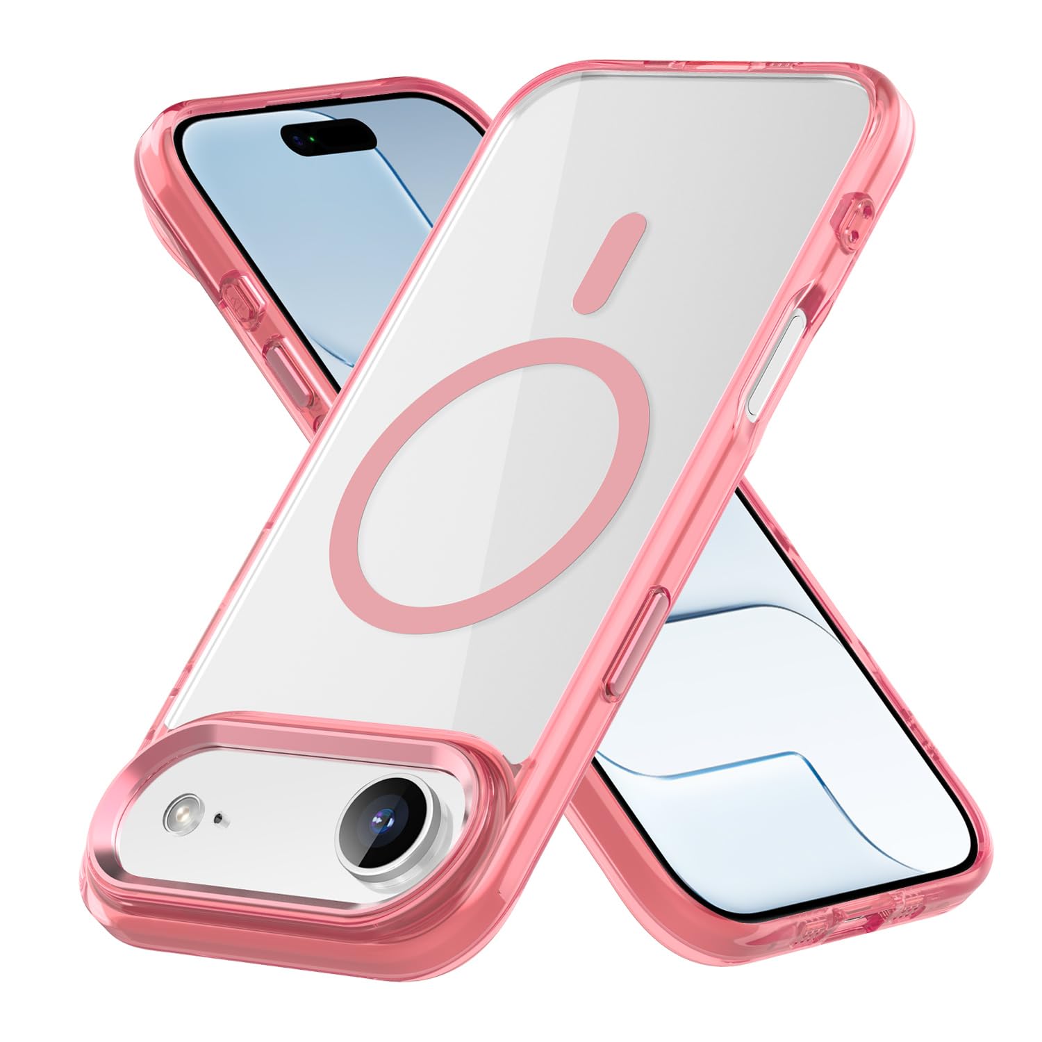 Magnetic Case for Apple iPhone 17 Pro Max Transparent Rugged Shockproof