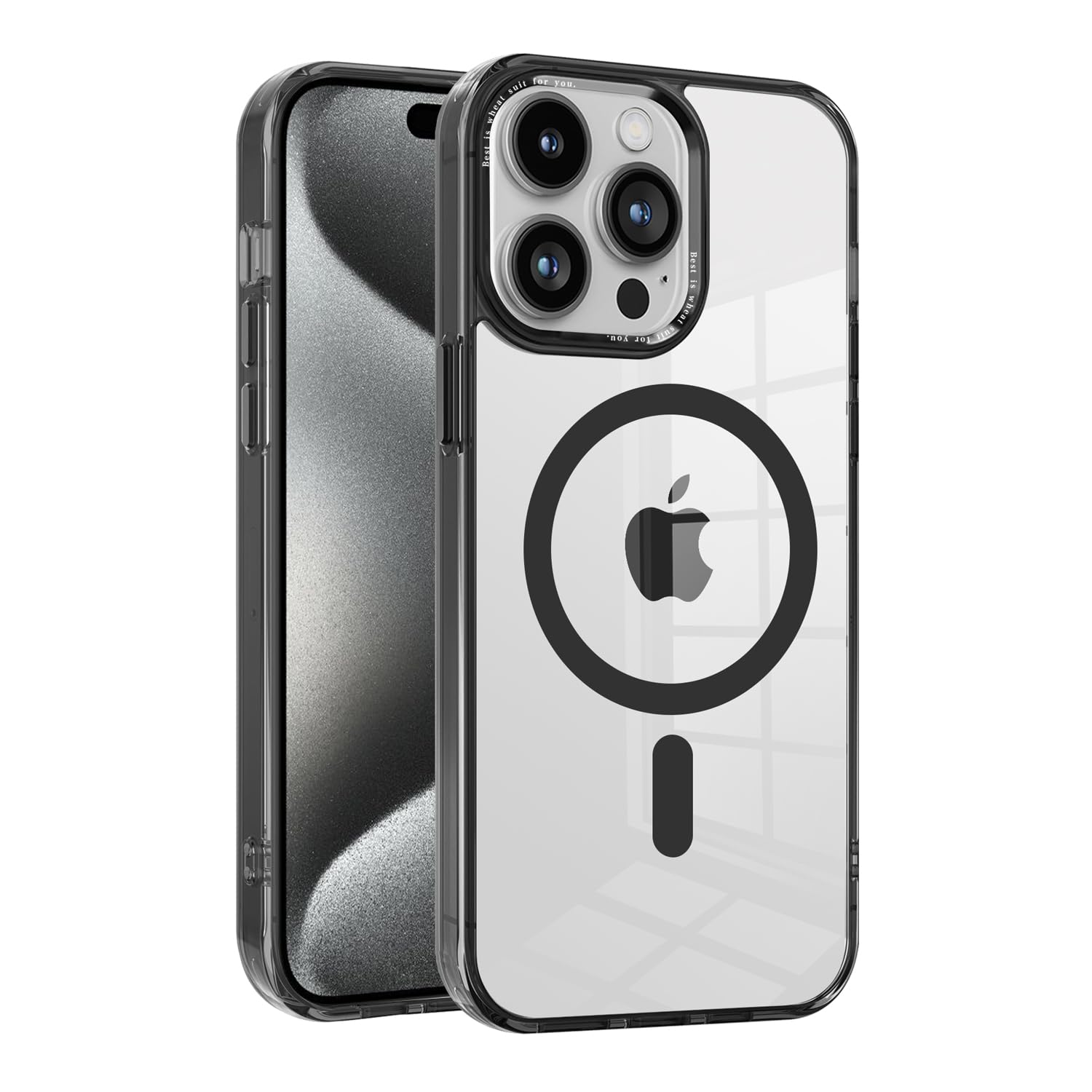 Magnetic Case for Apple iPhone 17 Pro Max Transparent Rugged Shockproof