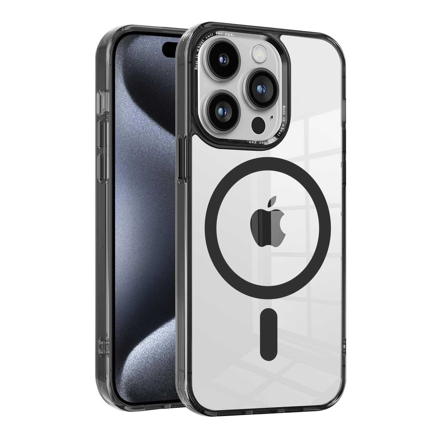 Magnetic Case for Apple iPhone 17 Pro Max Transparent Rugged Shockproof