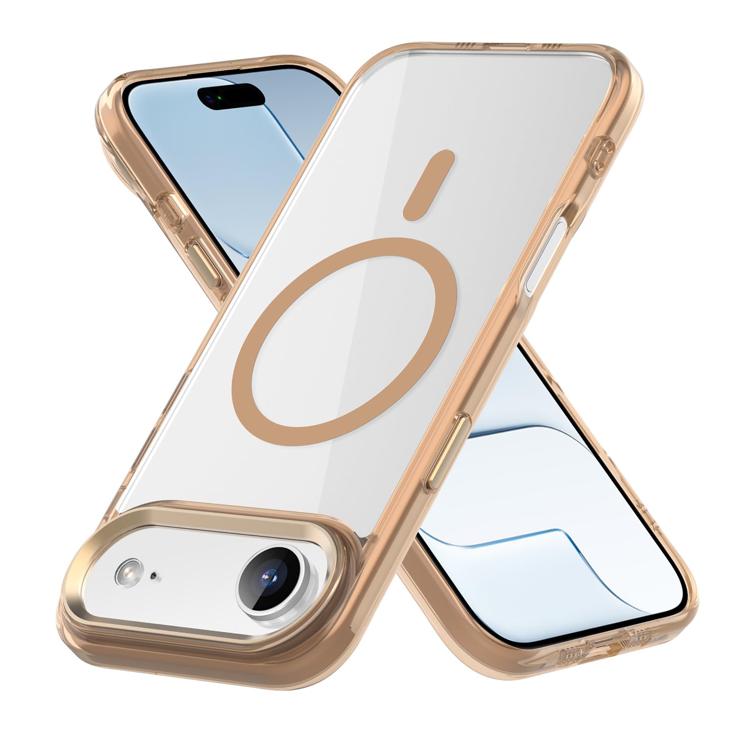 Magnetic Case for Apple iPhone 17 Pro Max Transparent Rugged Shockproof