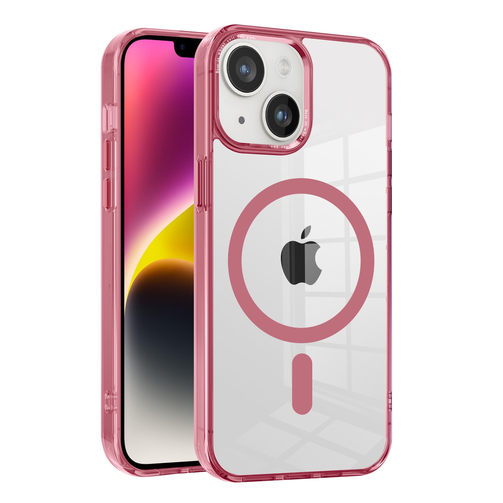 Magnetic Case for Apple iPhone 17 Pro Max Transparent Rugged Shockproof
