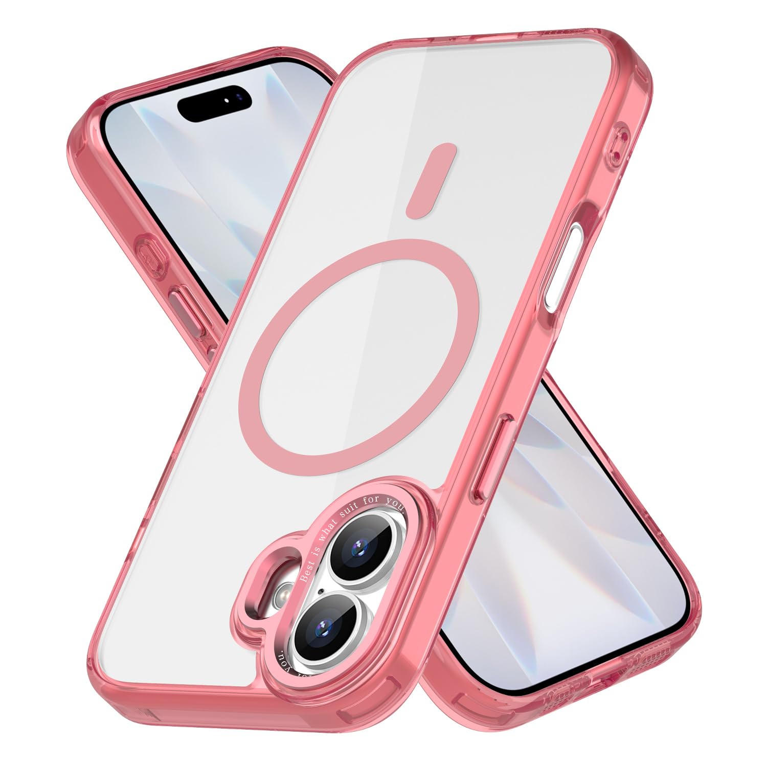 Magnetic Case for Apple iPhone 17 Pro Max Transparent Rugged Shockproof