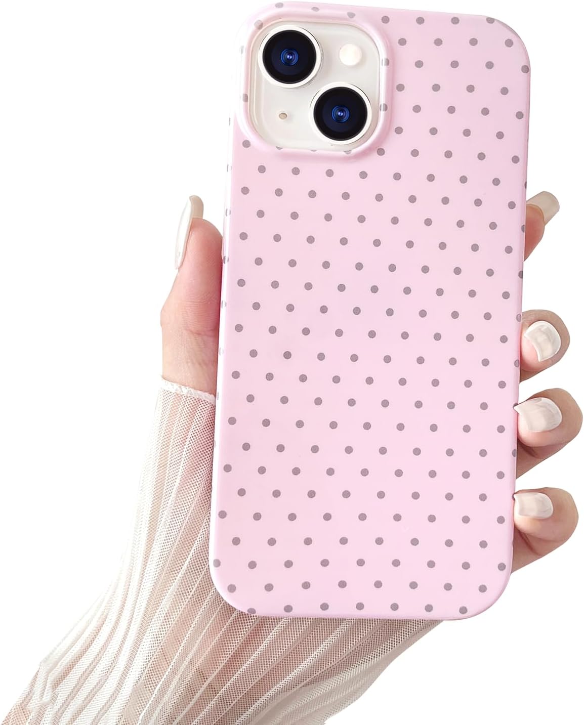 iPhone 17 Pro Max Cute Polka Dot Beautiful and Stylish Shockproof Protective Case
