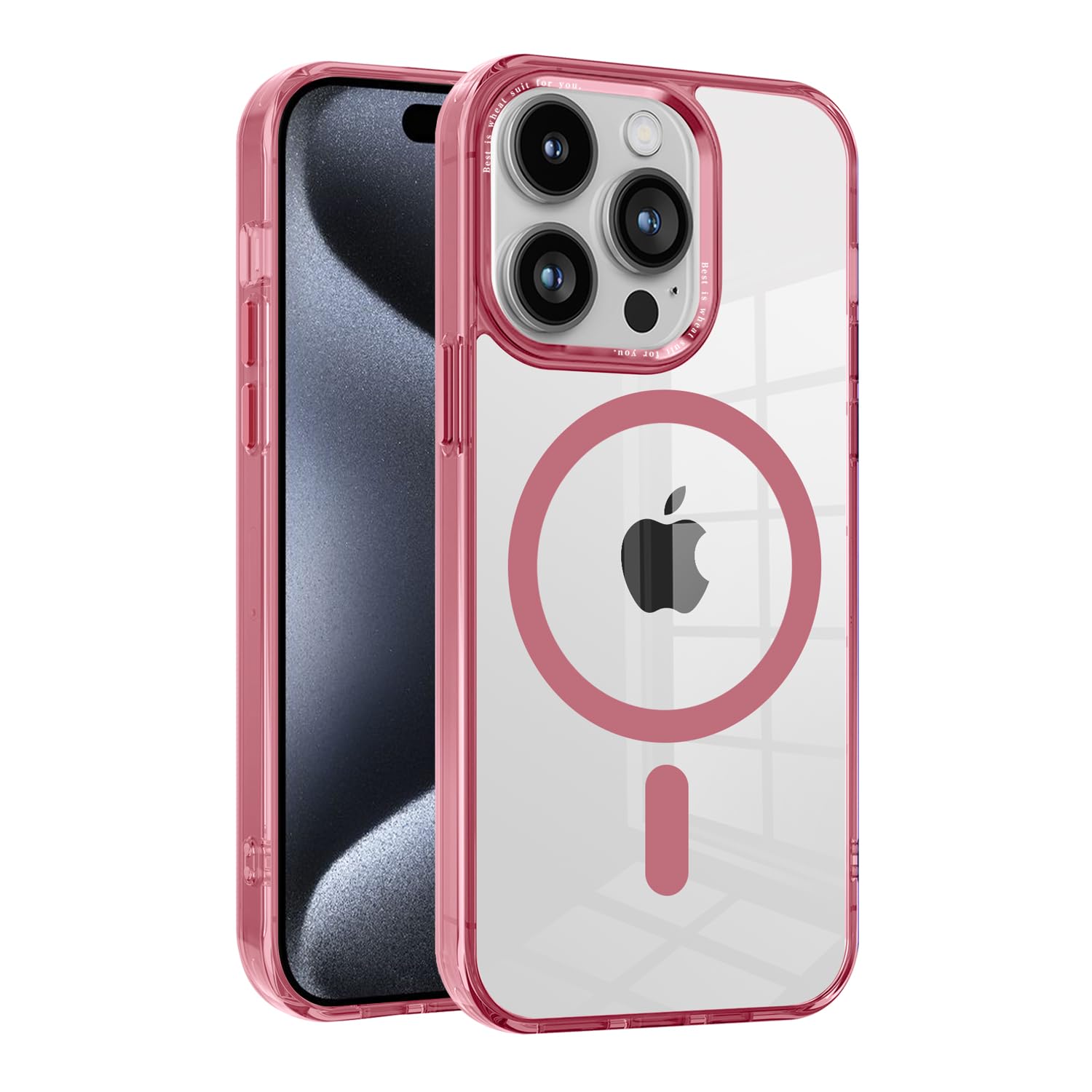 Magnetic Case for Apple iPhone 17 Pro Max Transparent Rugged Shockproof