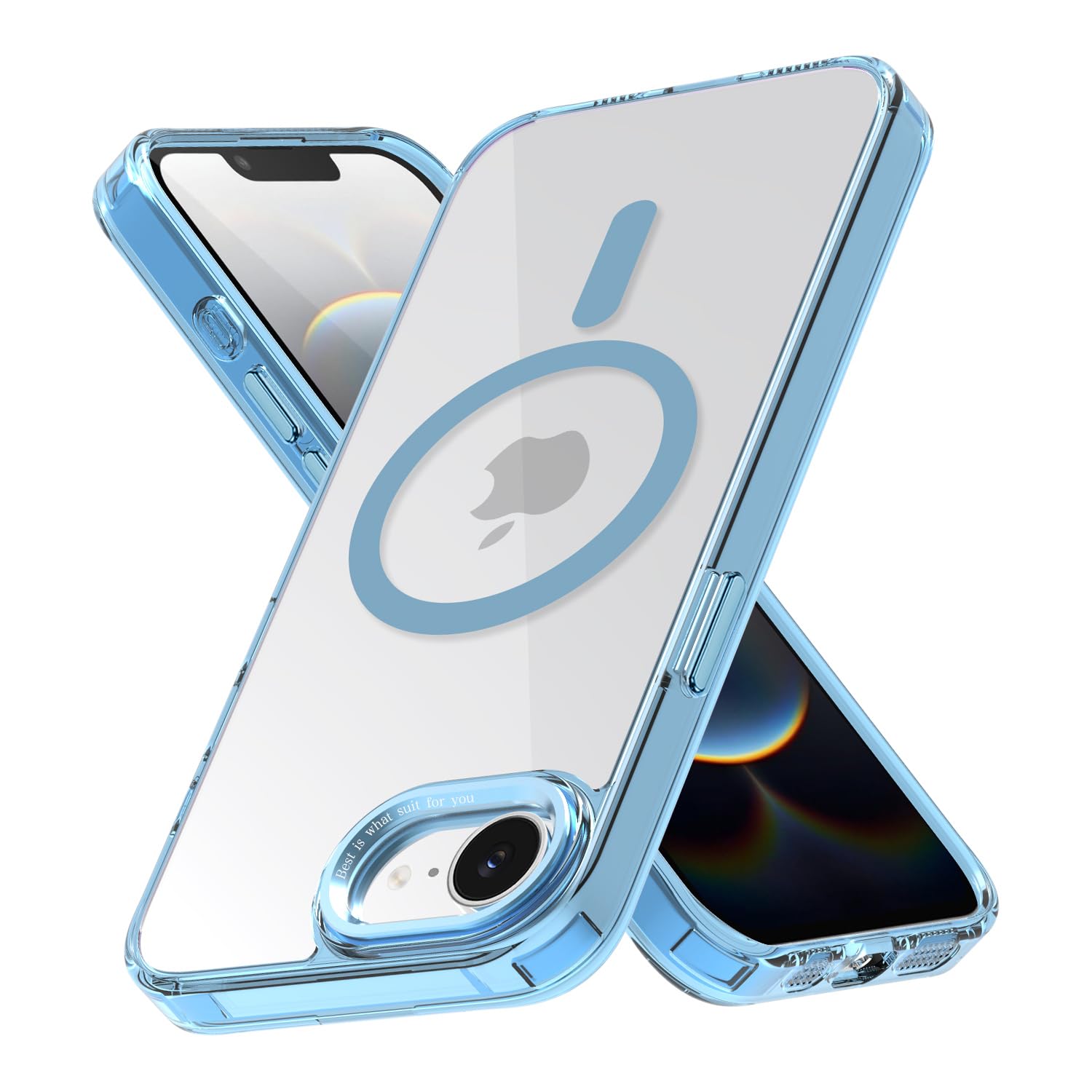 Magnetic Case for Apple iPhone 17 Pro Max Transparent Rugged Shockproof