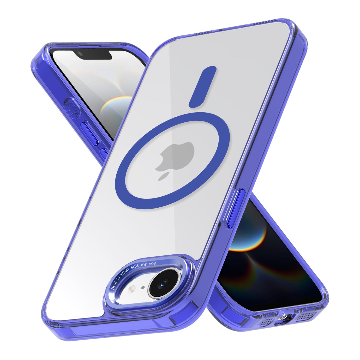 Magnetic Case for Apple iPhone 17 Pro Max Transparent Rugged Shockproof
