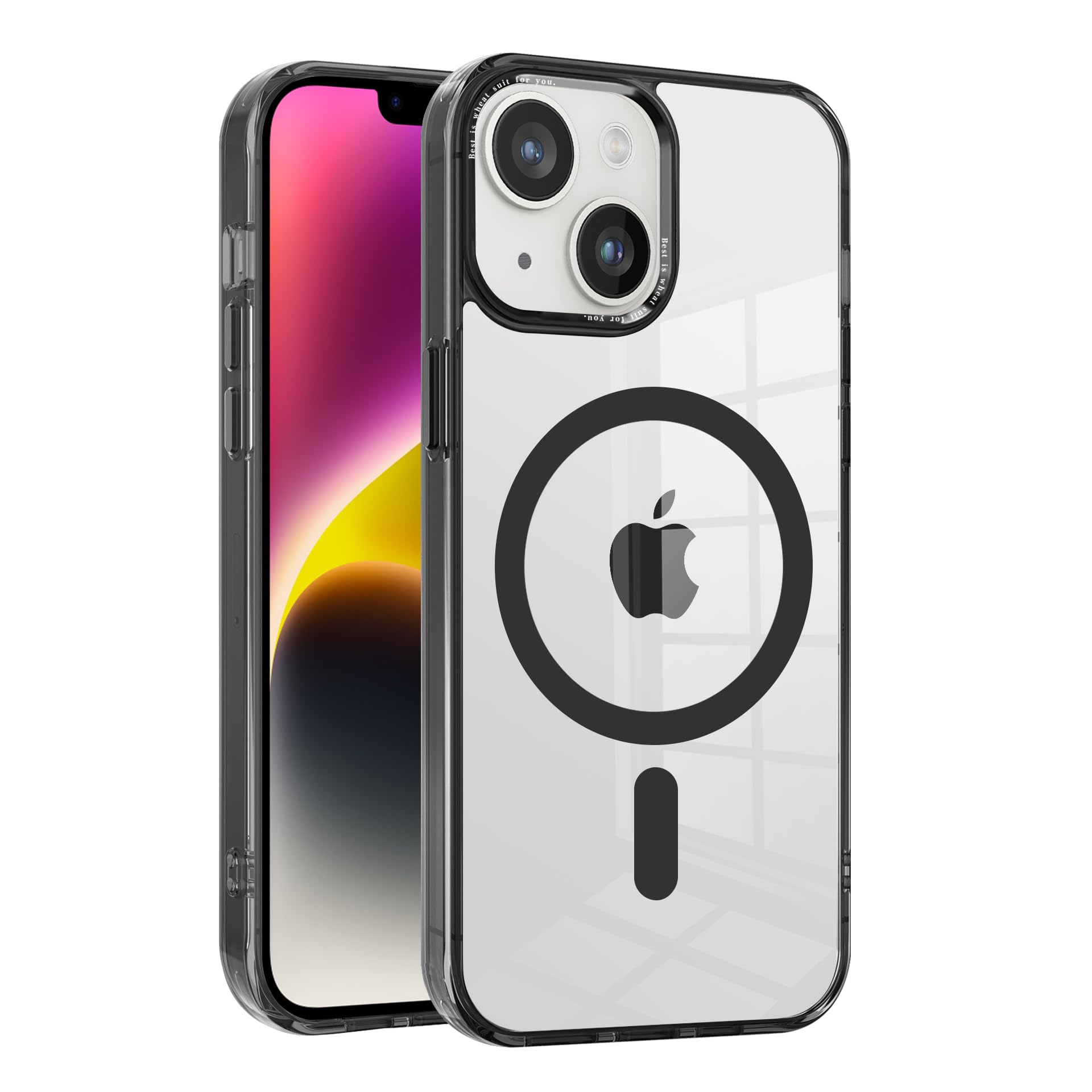 Magnetic Case for Apple iPhone 17 Pro Max Transparent Rugged Shockproof