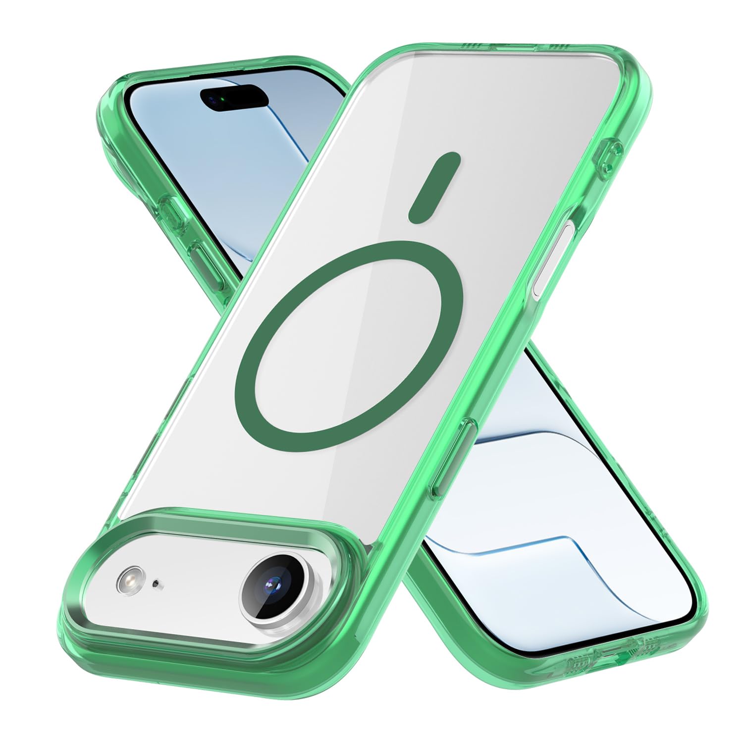 Magnetic Case for Apple iPhone 17 Pro Max Transparent Rugged Shockproof
