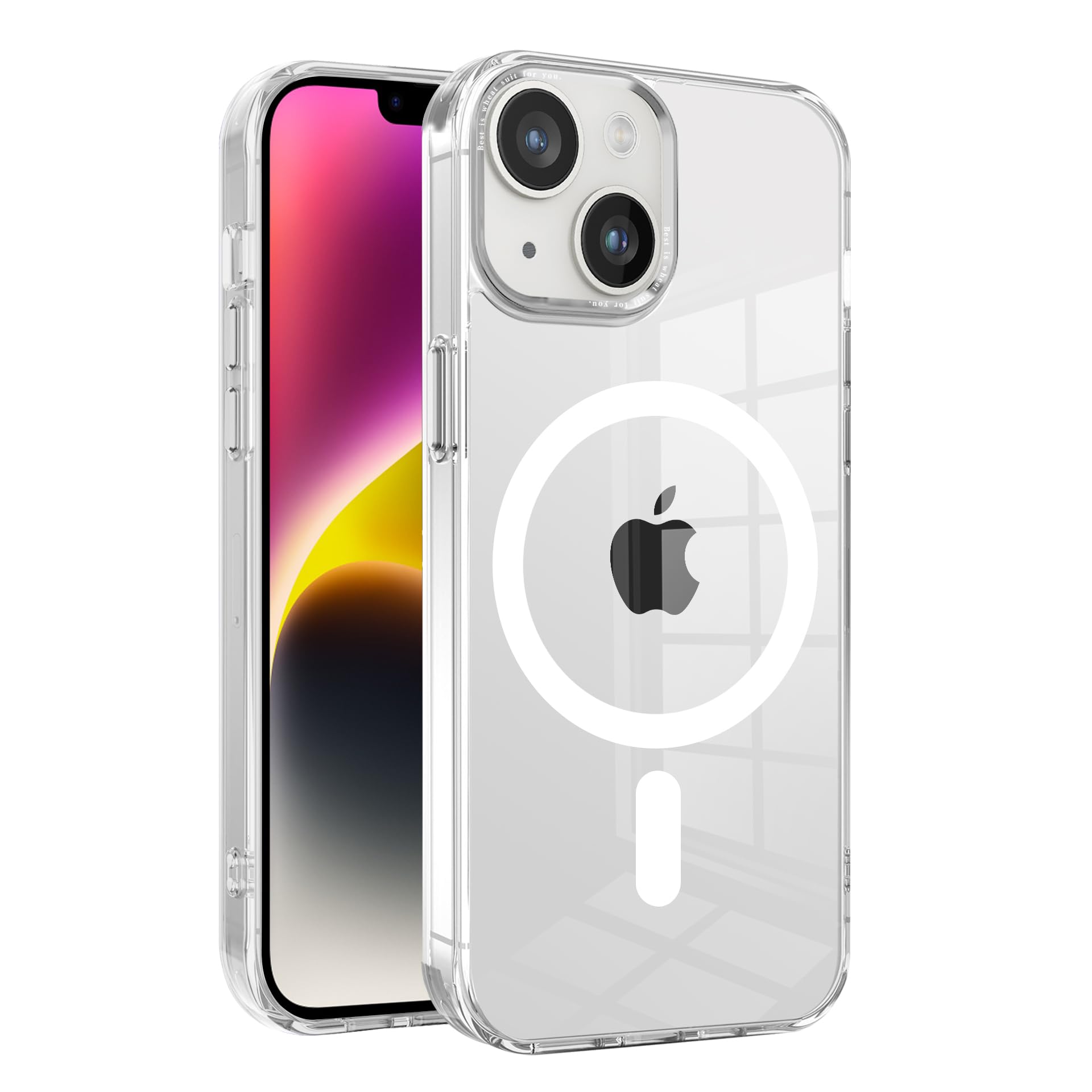 Magnetic Case for Apple iPhone 17 Pro Max Transparent Rugged Shockproof