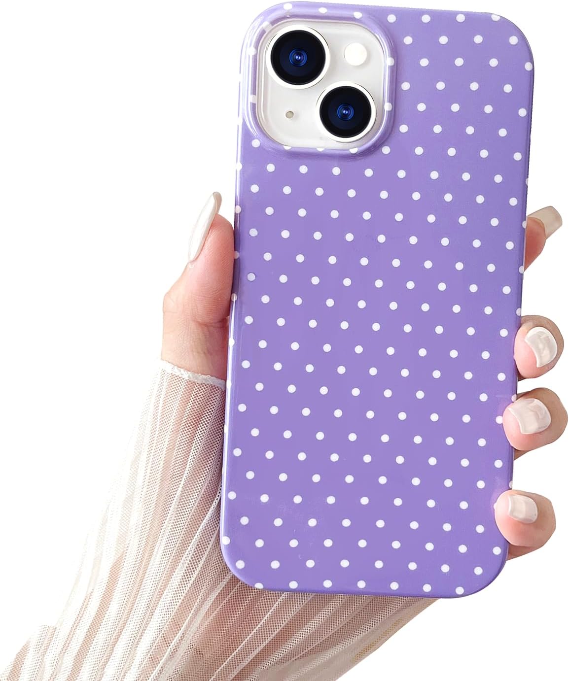 iPhone 17 Pro Max Cute Polka Dot Beautiful and Stylish Shockproof Protective Case