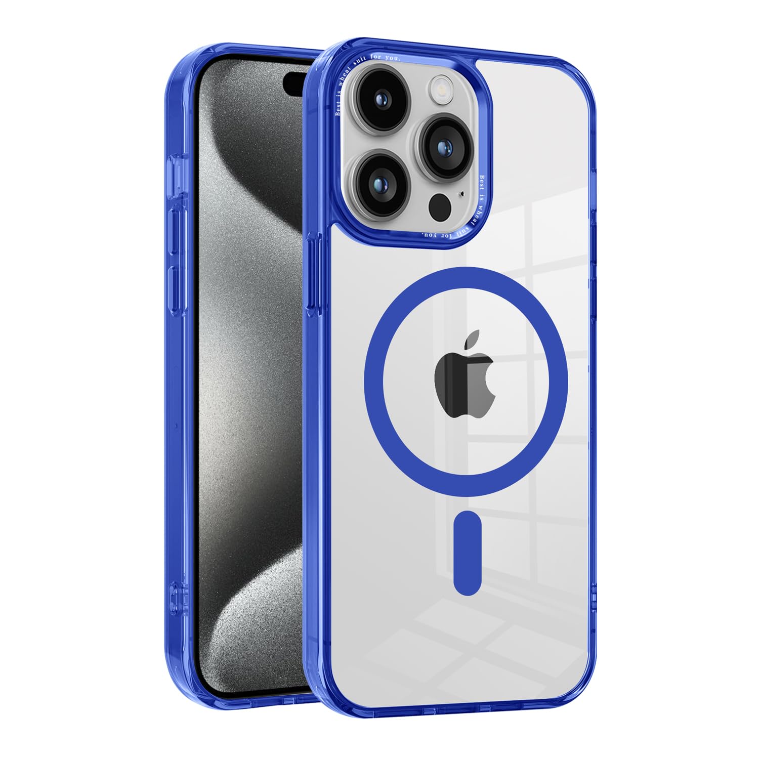 Magnetic Case for Apple iPhone 17 Pro Max Transparent Rugged Shockproof