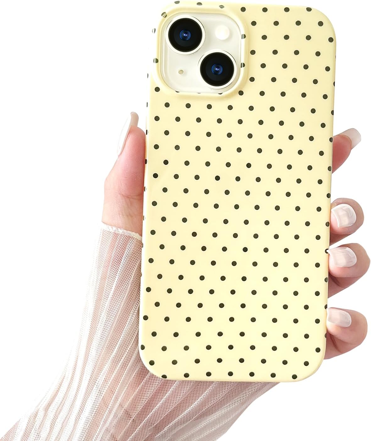 iPhone 17 Pro Max Cute Polka Dot Beautiful and Stylish Shockproof Protective Case