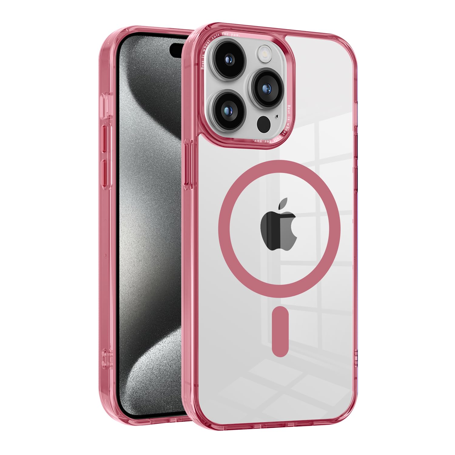 Magnetic Case for Apple iPhone 17 Pro Max Transparent Rugged Shockproof