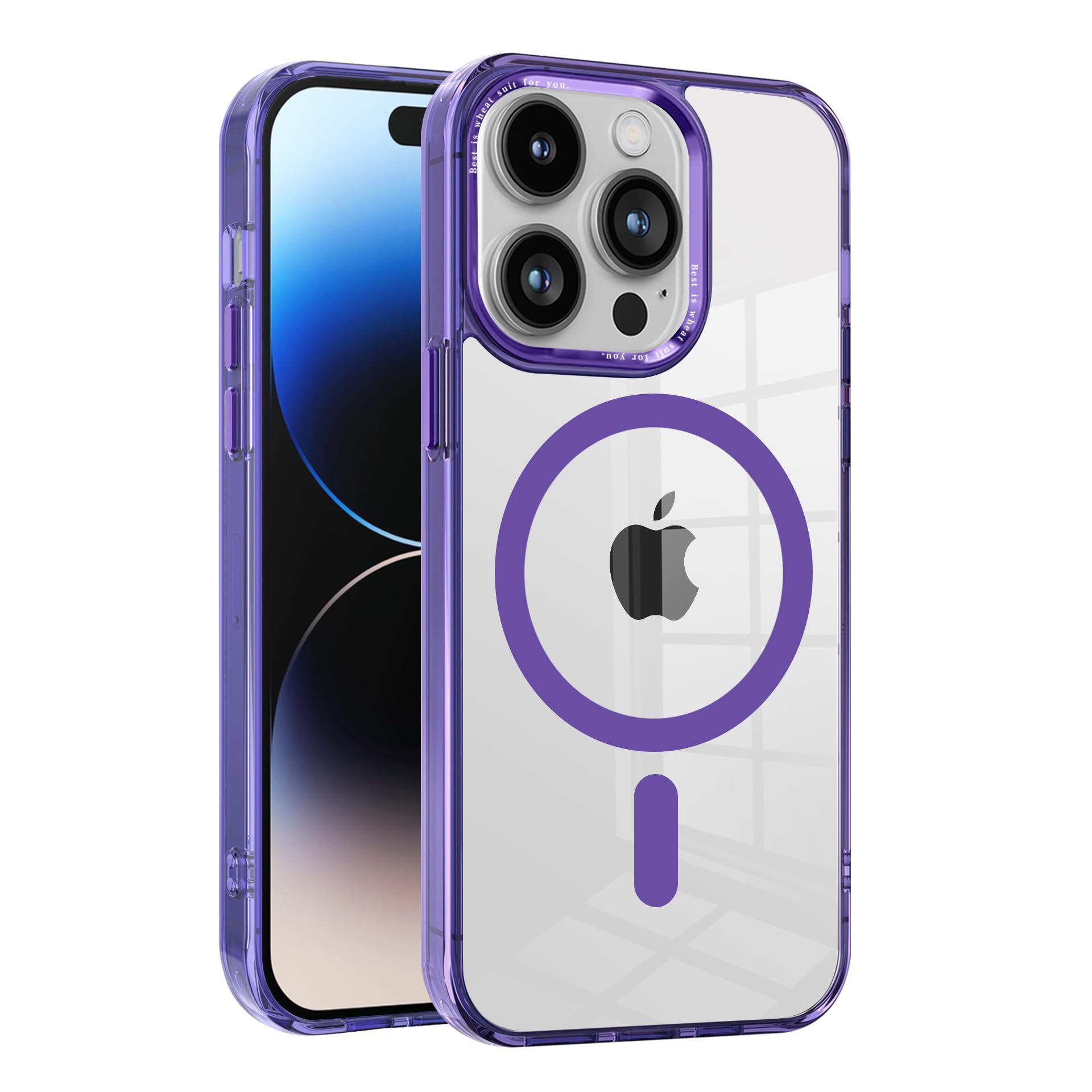 Magnetic Case for Apple iPhone 17 Pro Max Transparent Rugged Shockproof