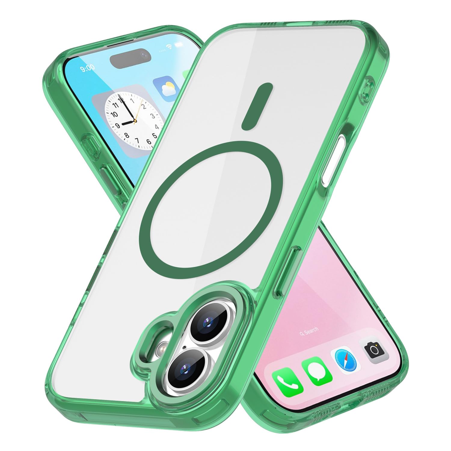 Magnetic Case for Apple iPhone 17 Pro Max Transparent Rugged Shockproof