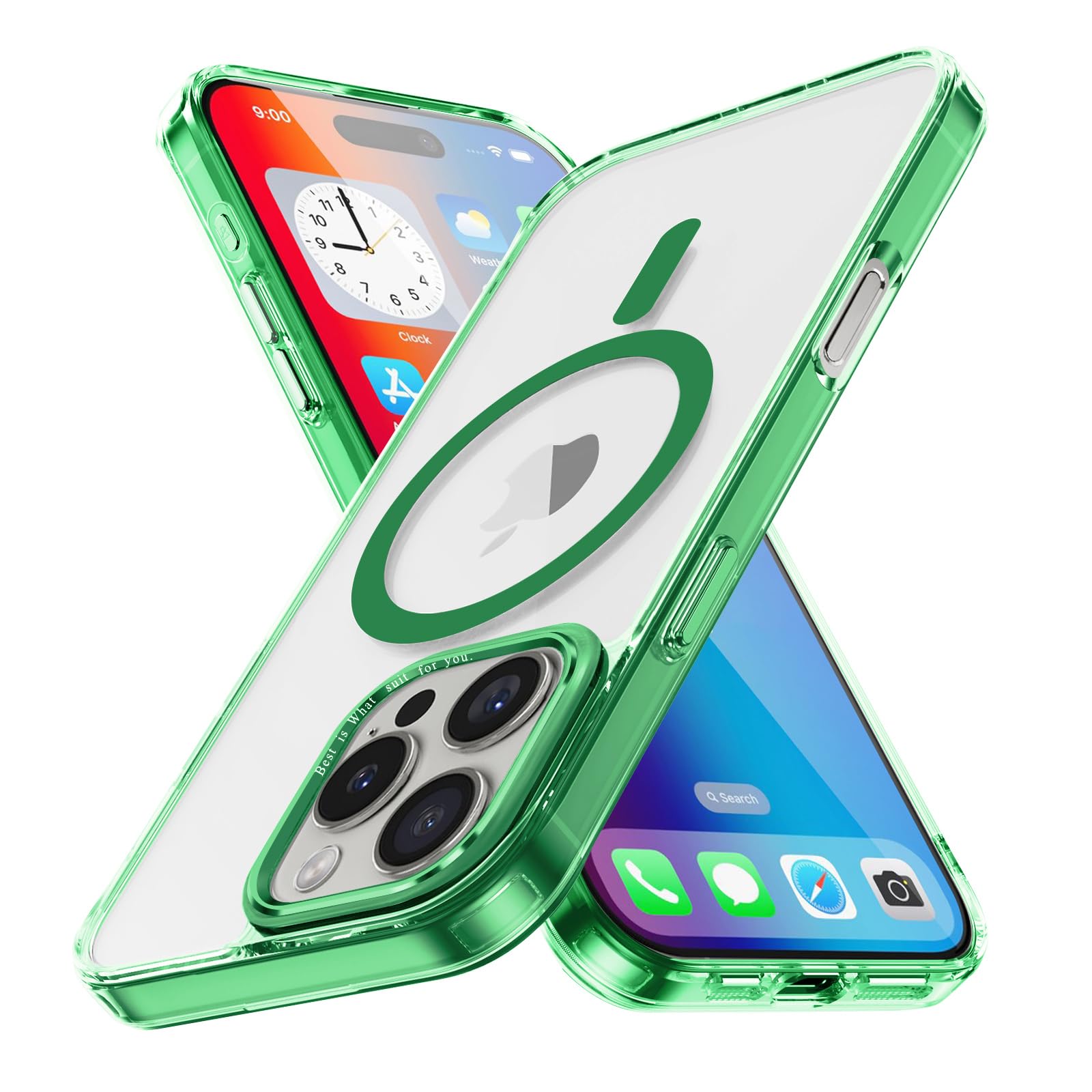 Magnetic Case for Apple iPhone 17 Pro Max Transparent Rugged Shockproof