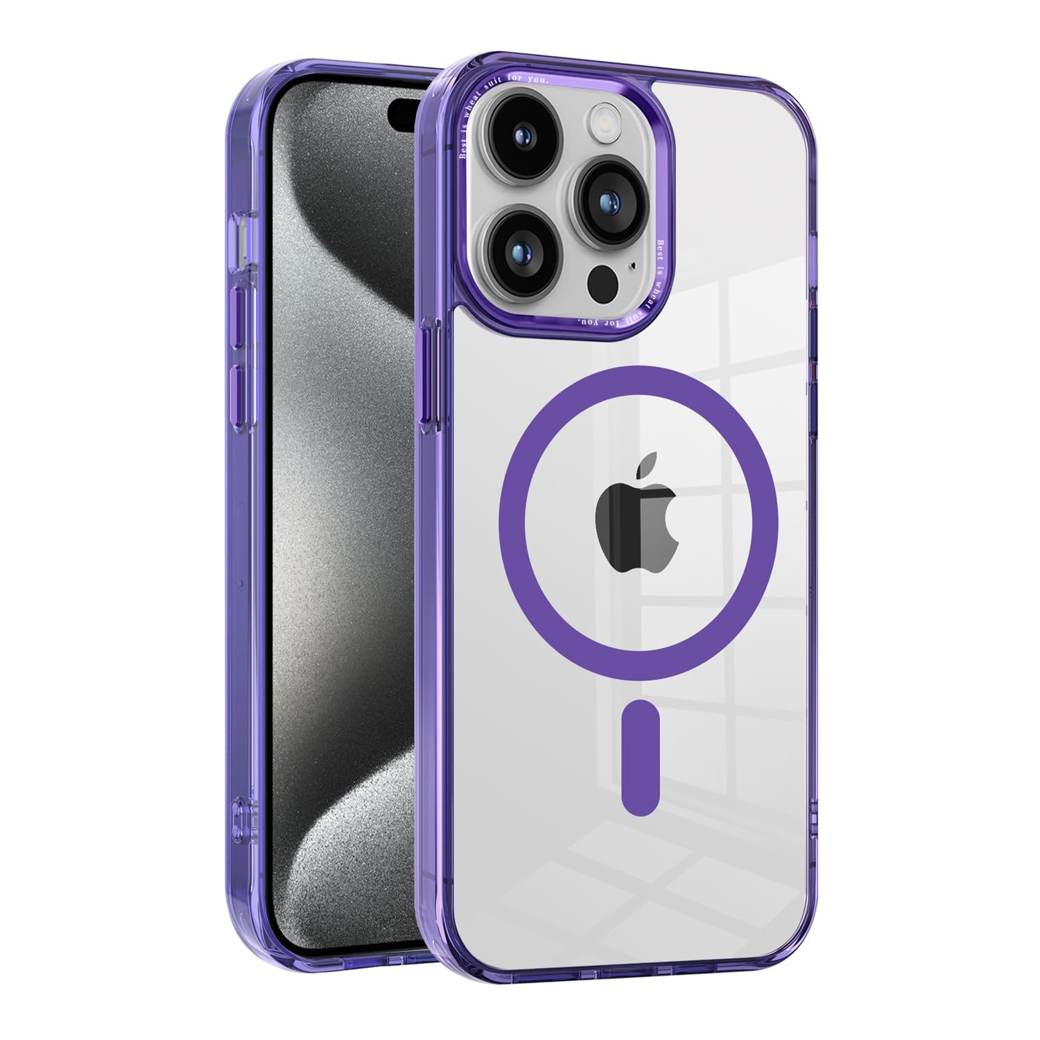Magnetic Case for Apple iPhone 17 Pro Max Transparent Rugged Shockproof