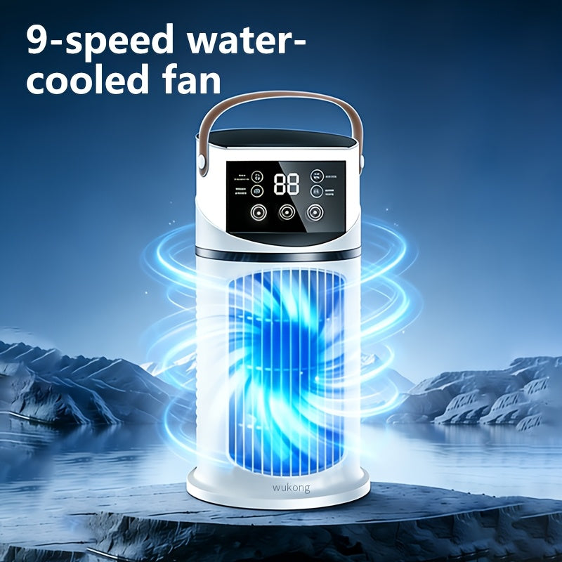 Portable Air Conditioner Fan, Versatile Mini Air Conditioner Fan with Digital Display