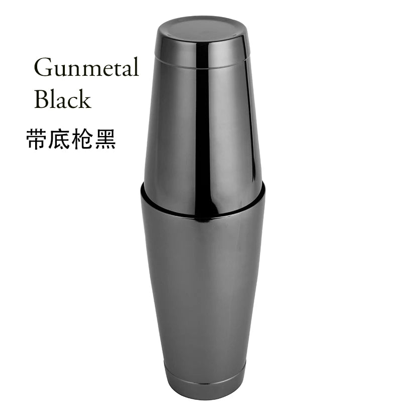 Bar Cocktail Shaker Boston Shaker: 2-piece Set: 18oz Weighted & 25oz Weighted Professional Bartender Cocktail Shaker-