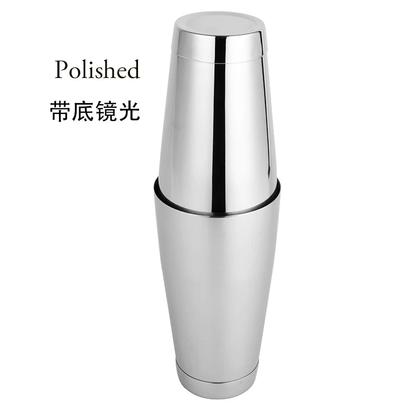 Bar Cocktail Shaker Boston Shaker: 2-piece Set: 18oz Weighted & 25oz Weighted Professional Bartender Cocktail Shaker-