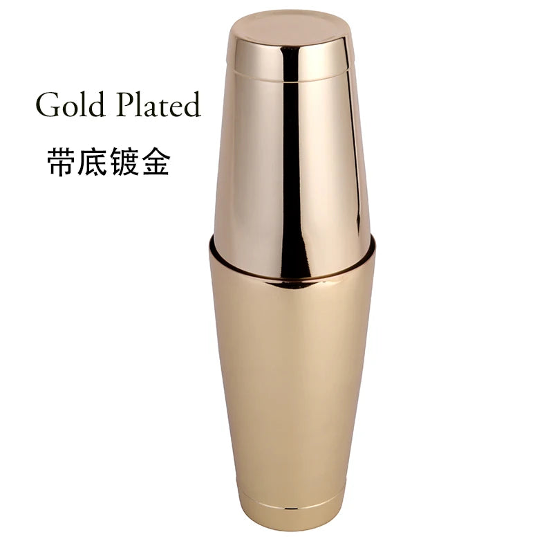 Bar Cocktail Shaker Boston Shaker: 2-piece Set: 18oz Weighted & 25oz Weighted Professional Bartender Cocktail Shaker-