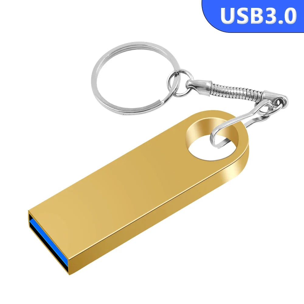 Hot Sale Metal 3.0 USB Flash Drive 128GB Pen Drive 8GB 16GB 32GB 64GB USB Stick 3. 0 Flash Drive High Speed Pendrive