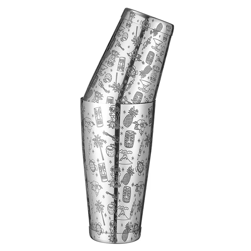 Cocktail Shaker, Pro Bar Shaker Boston Shaker Set, Stainless Steel Martini Shaker Drink Mixer for Bartending