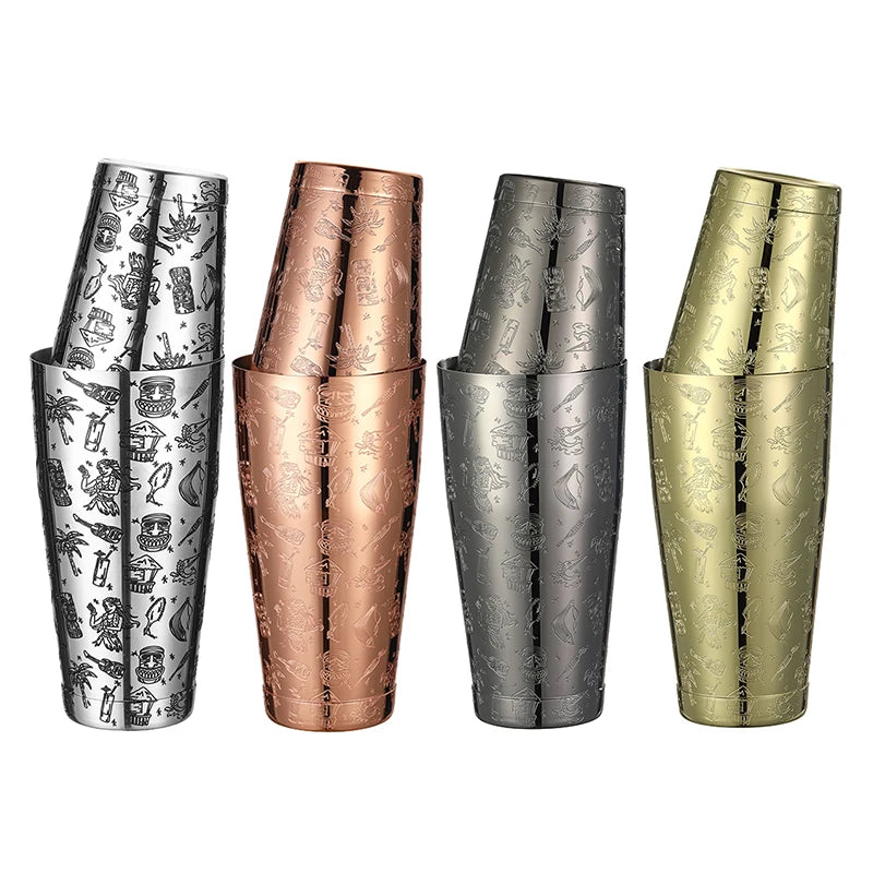 Cocktail Shaker, Pro Bar Shaker Boston Shaker Set