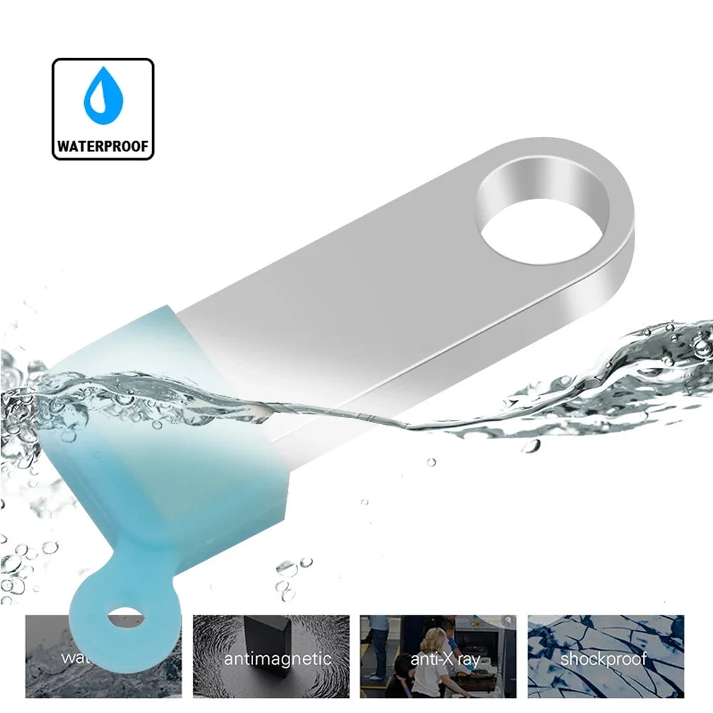 Hot Sale Metal 3.0 USB Flash Drive 128GB Pen Drive 8GB 16GB 32GB 64GB USB Stick 3. 0 Flash Drive High Speed Pendrive