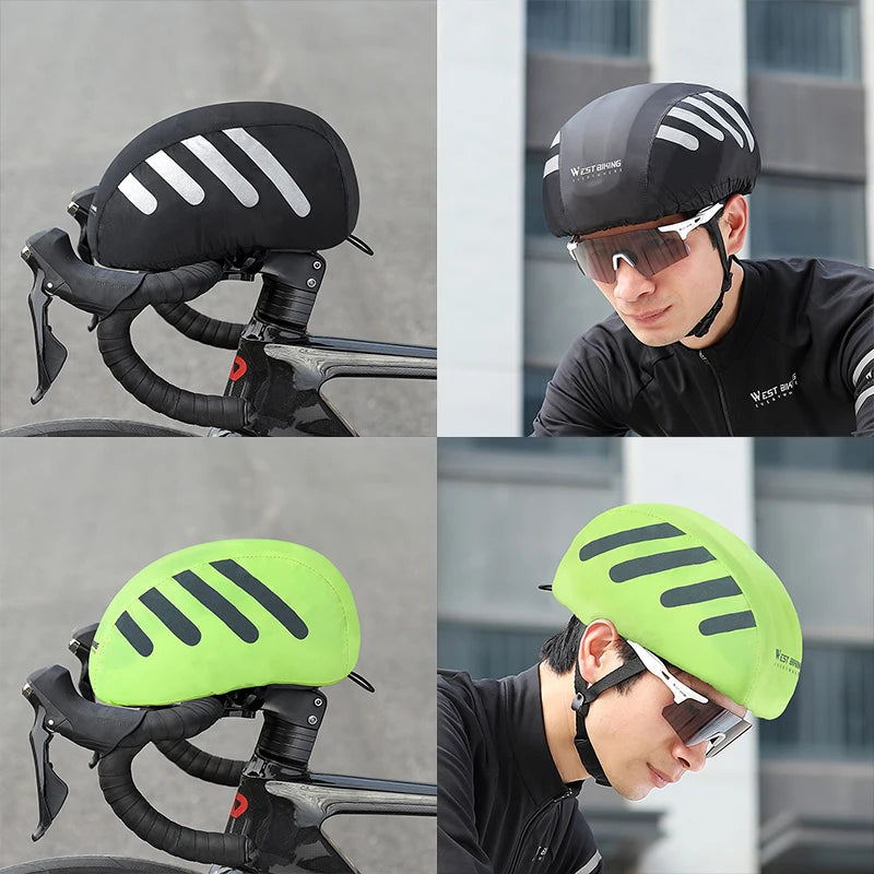 Bicycle Helmet Rain Cover Waterproof Cycling Accessories
