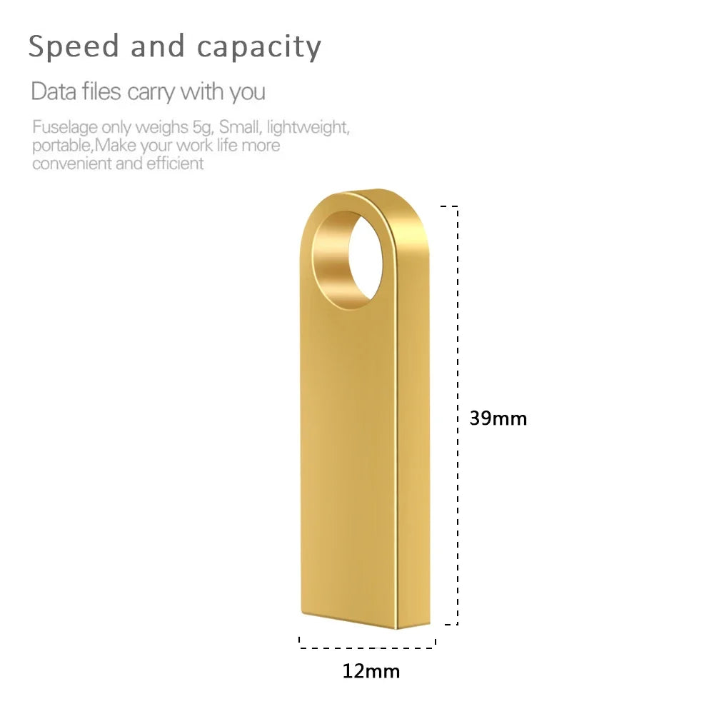 Hot Sale Metal 3.0 USB Flash Drive 128GB Pen Drive 8GB 16GB 32GB 64GB USB Stick 3. 0 Flash Drive High Speed Pendrive