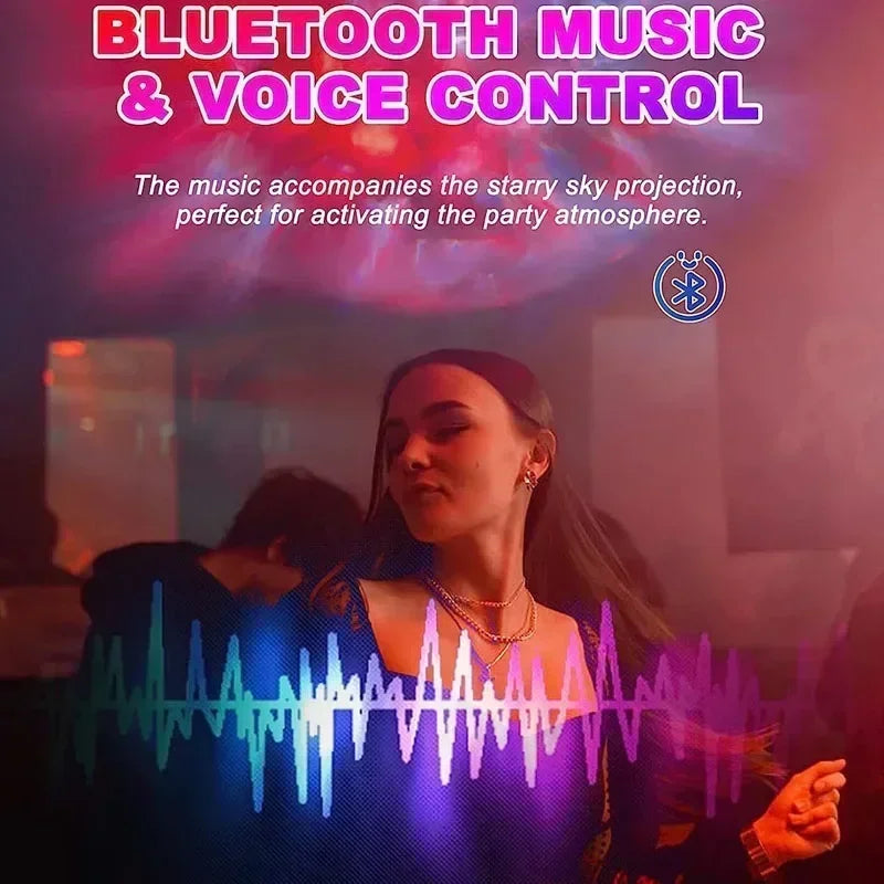 Astronaut Star Projector Galaxy Night Light Nebula Galaxy With Bluetooth Speaker For Children's Bedroom Decoration Kids Gift