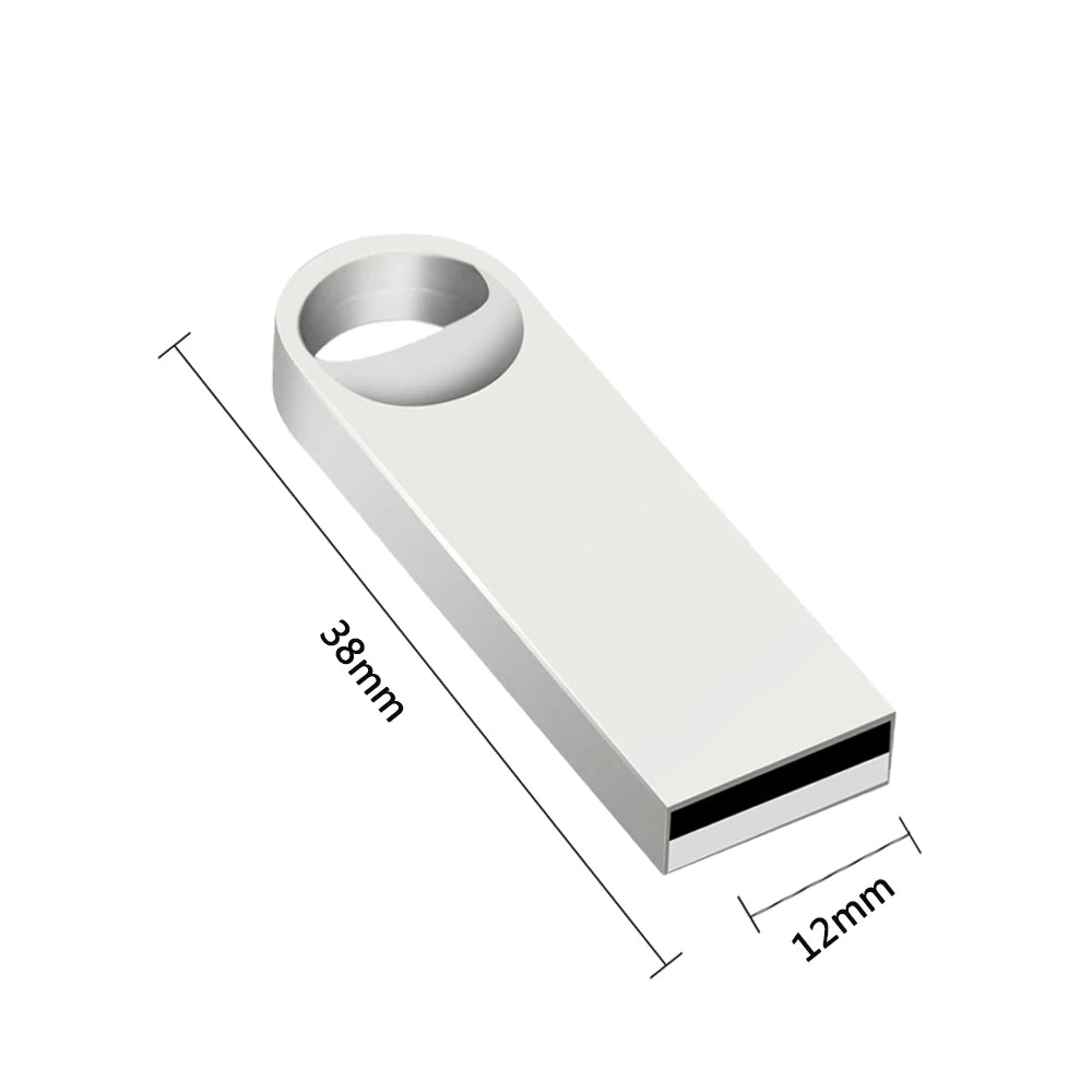 New Usb Fash Drive 64GB 32GB 16GB 8GB 4GB pen drive флешка flash drive waterproof silver u disk memoria cel usb stick gift