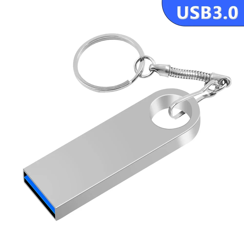 Hot Sale Metal 3.0 USB Flash Drive 128GB Pen Drive 8GB 16GB 32GB 64GB USB Stick 3. 0 Flash Drive High Speed Pendrive