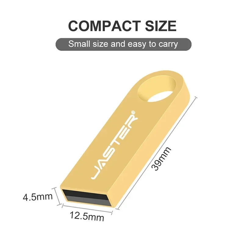 10 color USB Flash Drive 4/8/16/32gb pendrive Cle USB Flash Stick Pen Drive waterproof 64 128GB metal memory stick flash drive