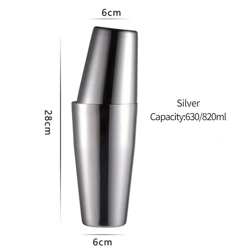 Bar Cocktail Shaker Boston Shaker Stainless Steel Engraving Shaker Bar Accessory Bartender Tools For Home And Bar
