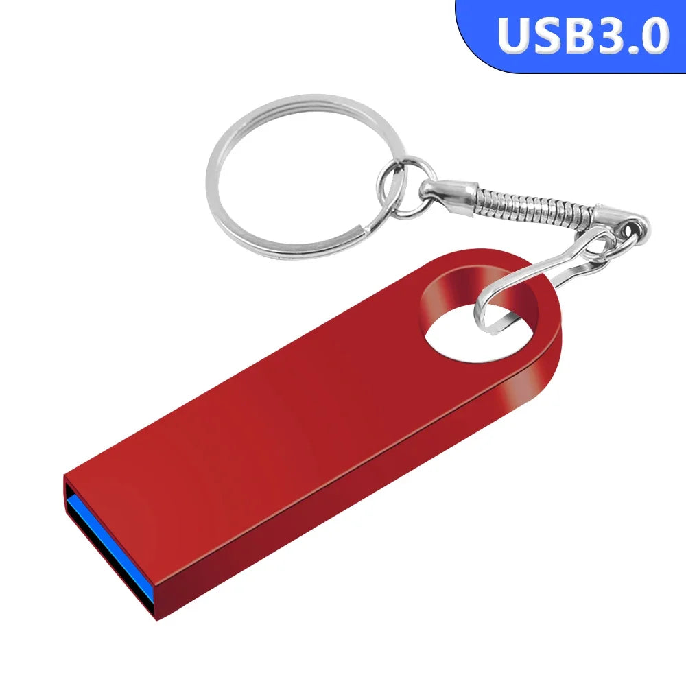 Hot Sale Metal 3.0 USB Flash Drive 128GB Pen Drive 8GB 16GB 32GB 64GB USB Stick 3. 0 Flash Drive High Speed Pendrive