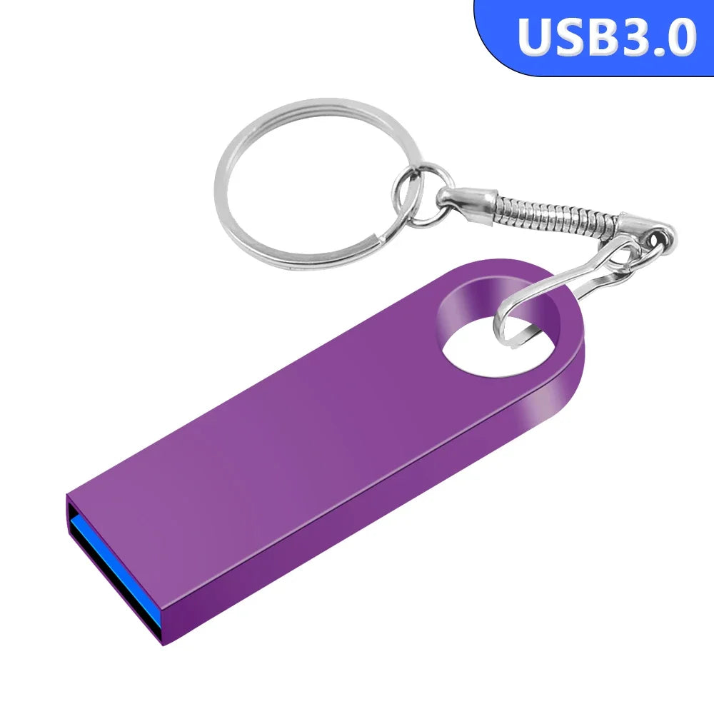 Hot Sale Metal 3.0 USB Flash Drive 128GB Pen Drive 8GB 16GB 32GB 64GB USB Stick 3. 0 Flash Drive High Speed Pendrive