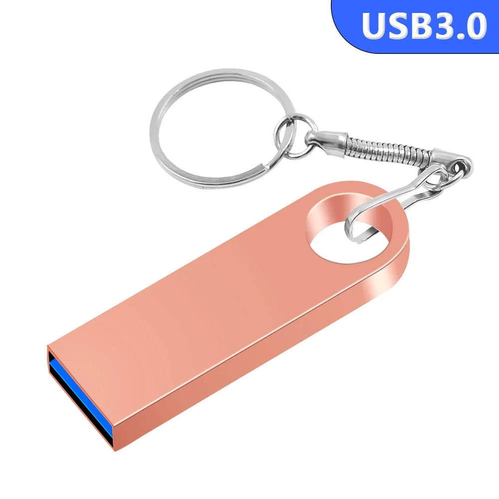Hot Sale Metal 3.0 USB Flash Drive 128GB Pen Drive 8GB 16GB 32GB 64GB USB Stick 3. 0 Flash Drive High Speed Pendrive