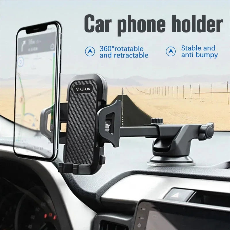NEW Universal Sucker Car Phone Holder 360° Windshield Car Dashboard Mobile Cell Support Bracket for Smartphones