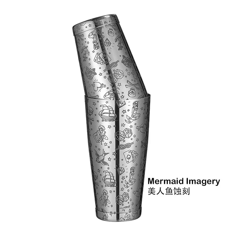 Cocktail Shaker, Pro Bar Shaker Boston Shaker Set