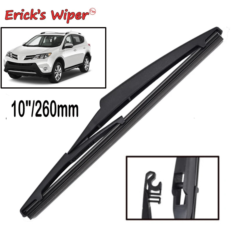 Erick's Wiper 10" Rear Wiper Blade For Toyota RAV4 MK4 XA40 2013 - 2018 Windshield Windscreen Tailgate Window Rain Brush