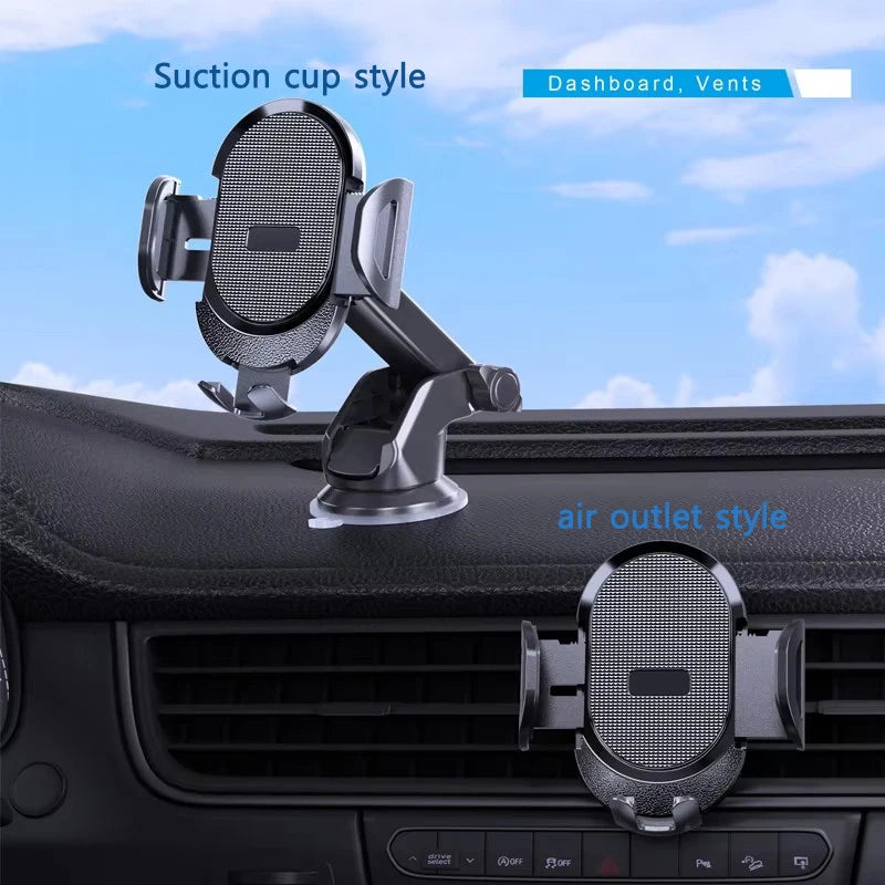 2025 New Universal Sucker Car Phone Holder Windshield Car Dashboard Mobile Cell Support Bracket For iPhone15 14 13 Xiaomi Samsun