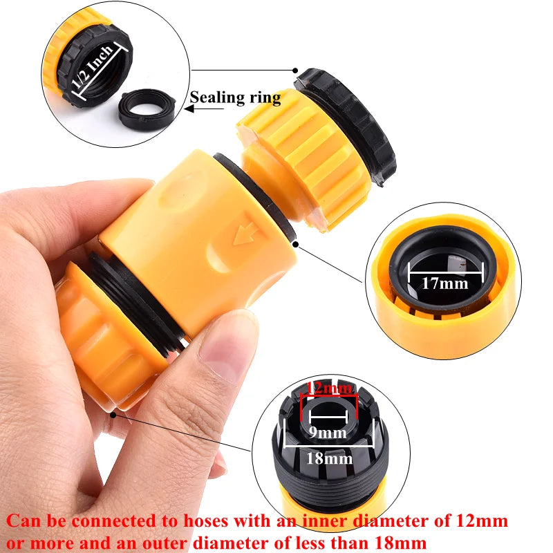 1/2 3/4 Inch Garden Watering Filter Agriculture Irrigation Hose Filter Water Pipe Quick Connector Car Washing Water Pump Filter