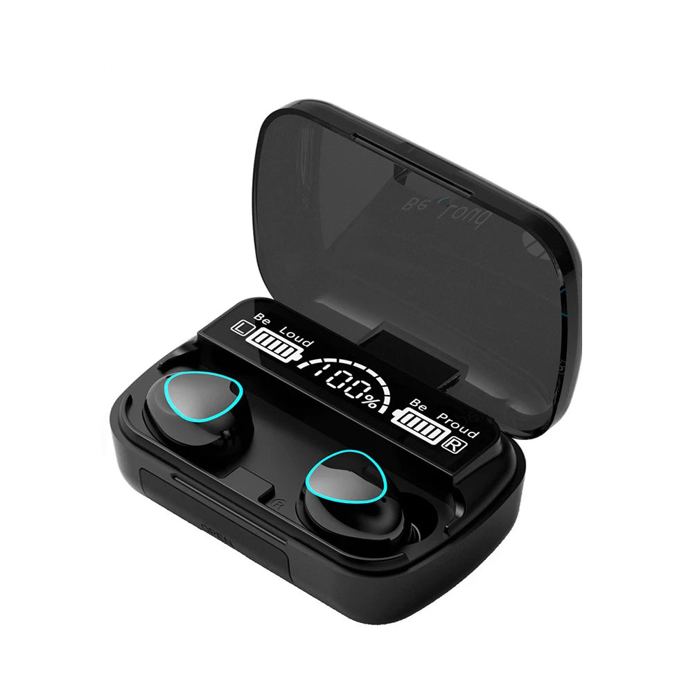 Bluetooth 5.1 Headphones TWS Wireless Earphone Sport Noise Cancelling Headsets Touch Control 3500mAH Earbuds for iPhone Xiaomi